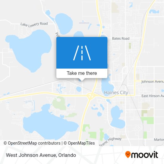 Mapa de West Johnson Avenue