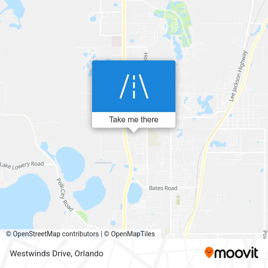Westwinds Drive map