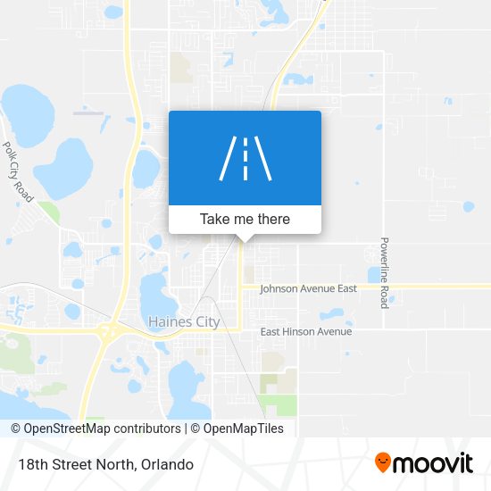 Mapa de 18th Street North