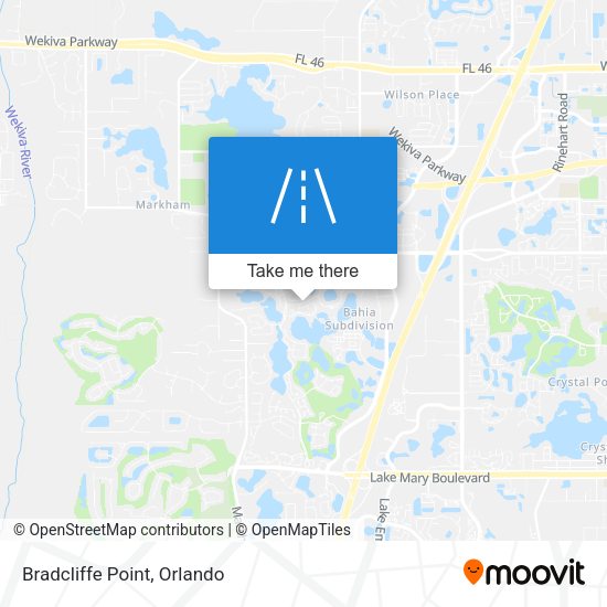 Mapa de Bradcliffe Point