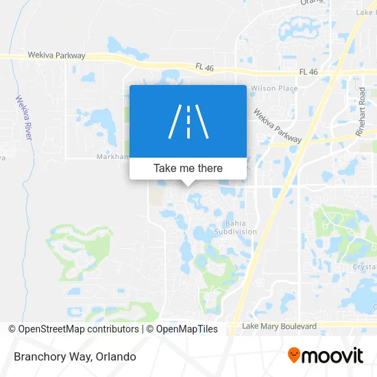 Branchory Way map