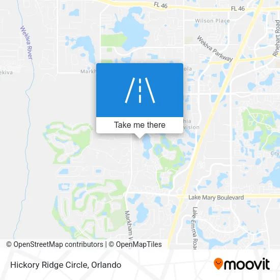 Hickory Ridge Circle map