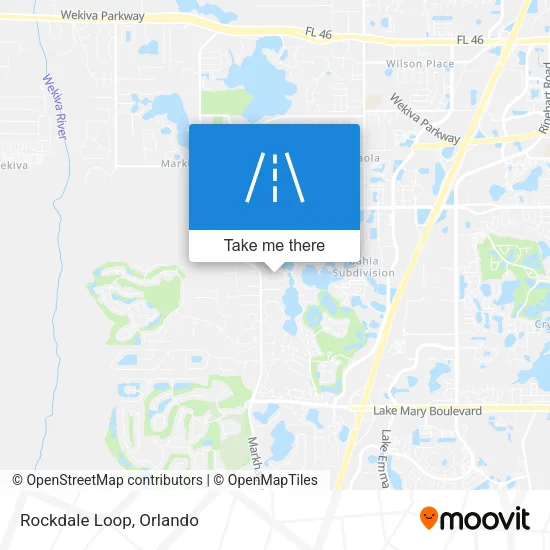Rockdale Loop map