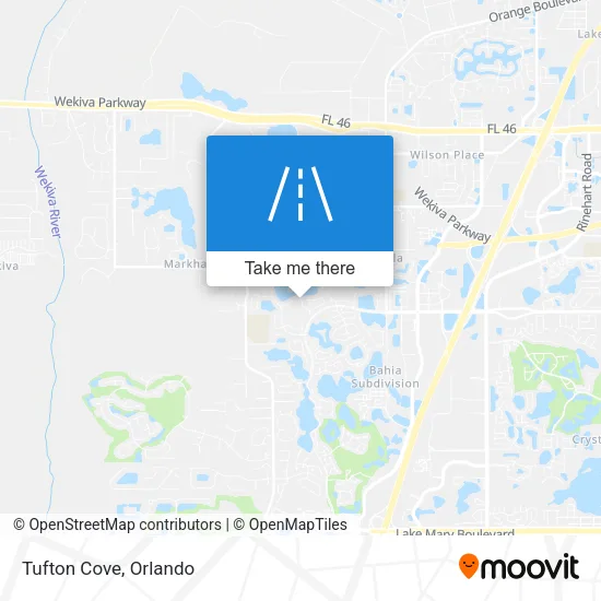 Tufton Cove map