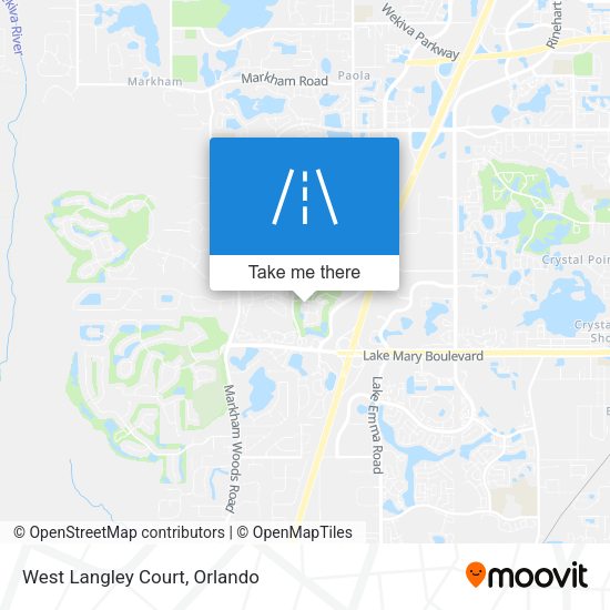 Mapa de West Langley Court