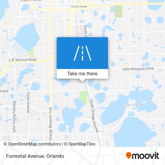 Mapa de Forrestal Avenue