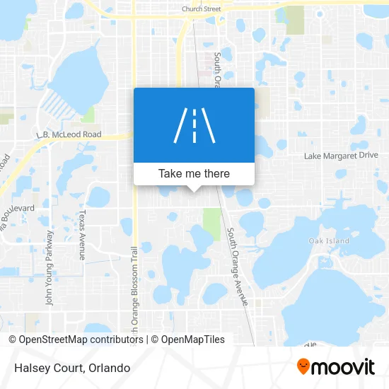 Halsey Court map