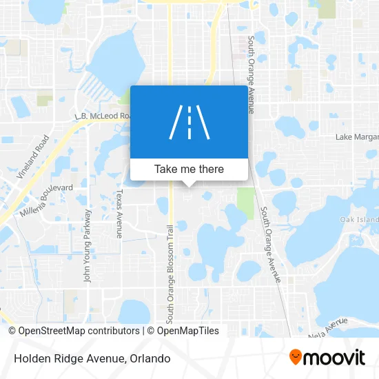 Holden Ridge Avenue map