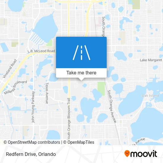 Redfern Drive map