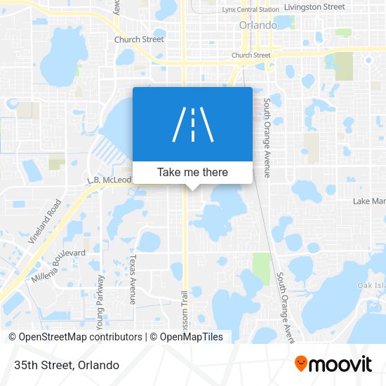 Mapa de 35th Street