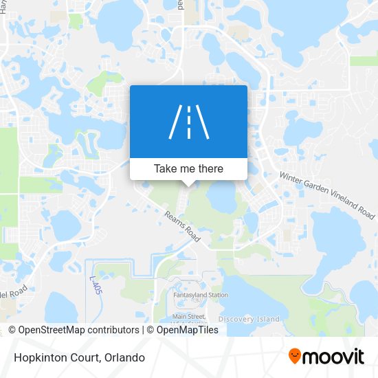 Mapa de Hopkinton Court