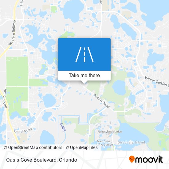 Oasis Cove Boulevard map