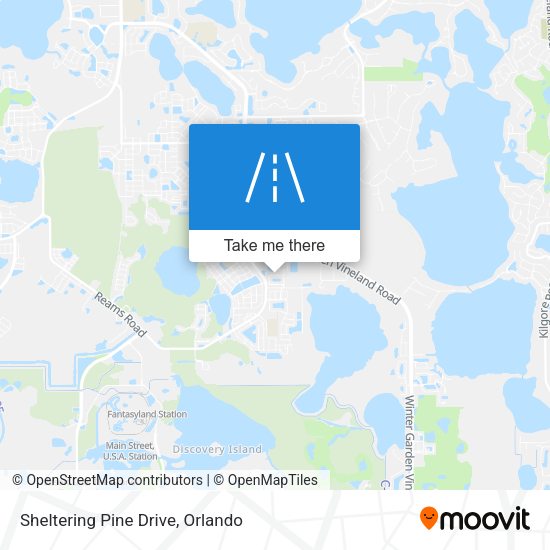 Sheltering Pine Drive map