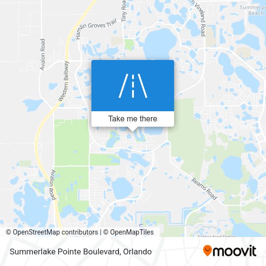 Summerlake Pointe Boulevard map