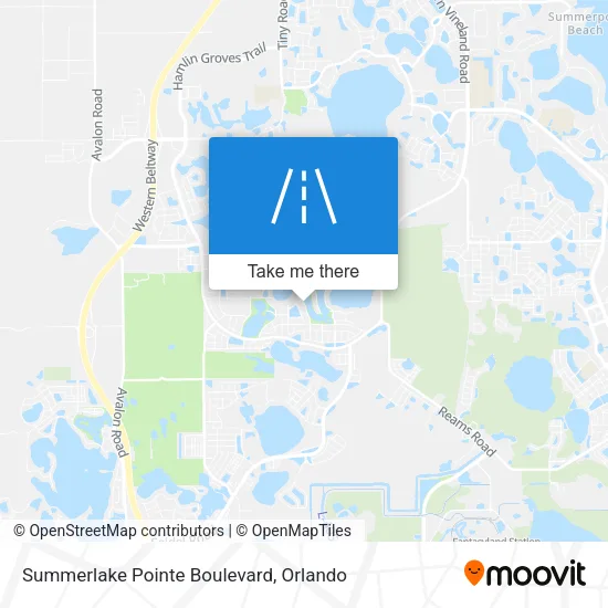 Summerlake Pointe Boulevard map