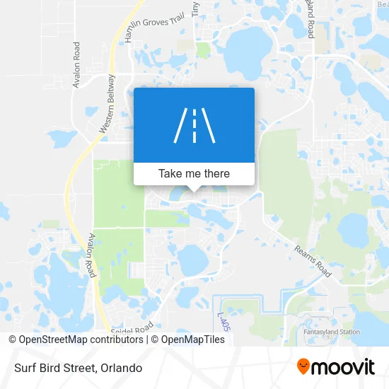 Surf Bird Street map