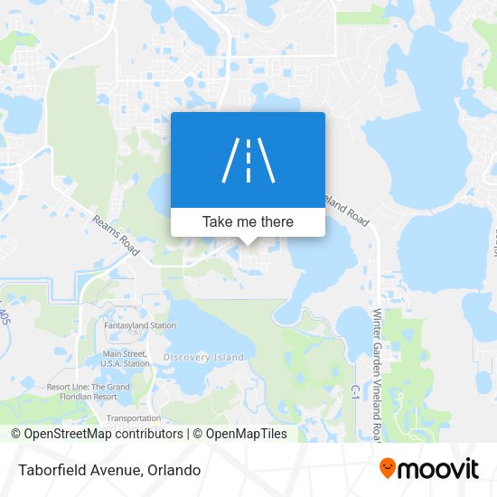 Mapa de Taborfield Avenue