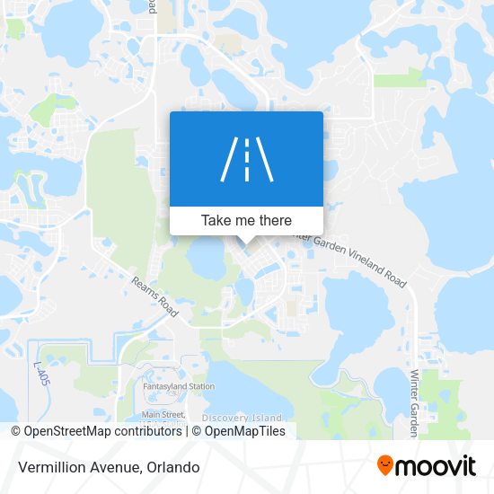 Mapa de Vermillion Avenue