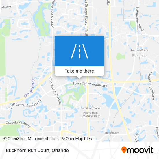 Buckhorn Run Court map