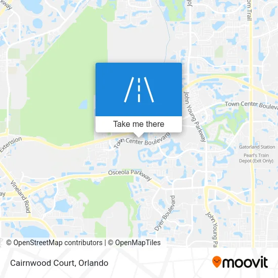 Cairnwood Court map