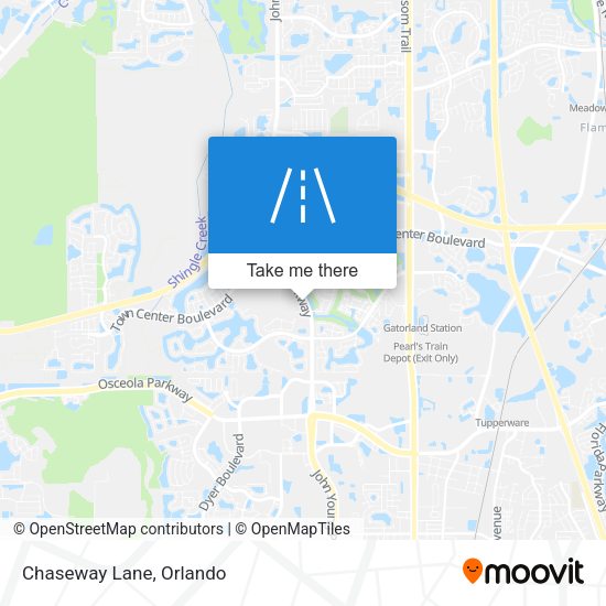 Mapa de Chaseway Lane