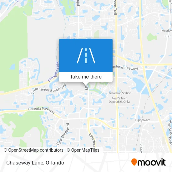 Chaseway Lane map