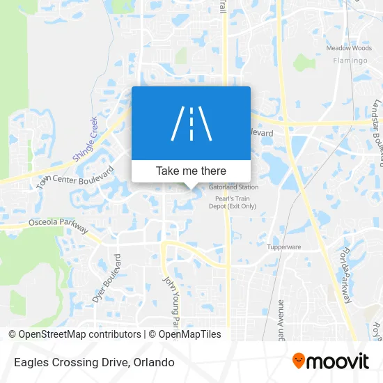 Eagles Crossing Drive map