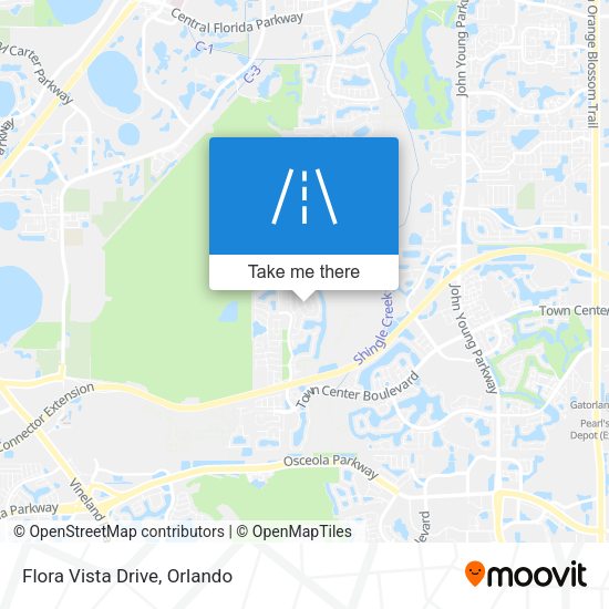 Mapa de Flora Vista Drive