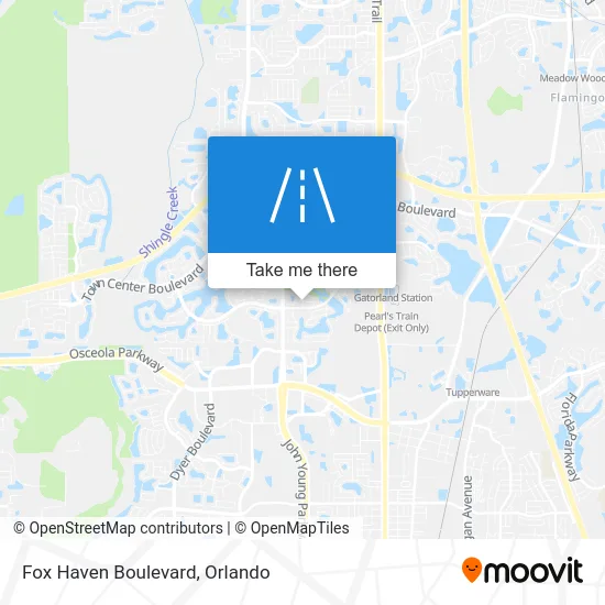 Mapa de Fox Haven Boulevard