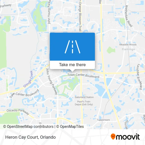 Heron Cay Court map
