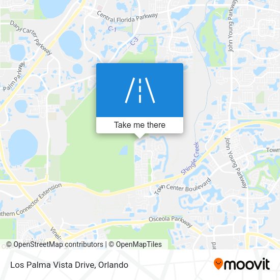 Mapa de Los Palma Vista Drive
