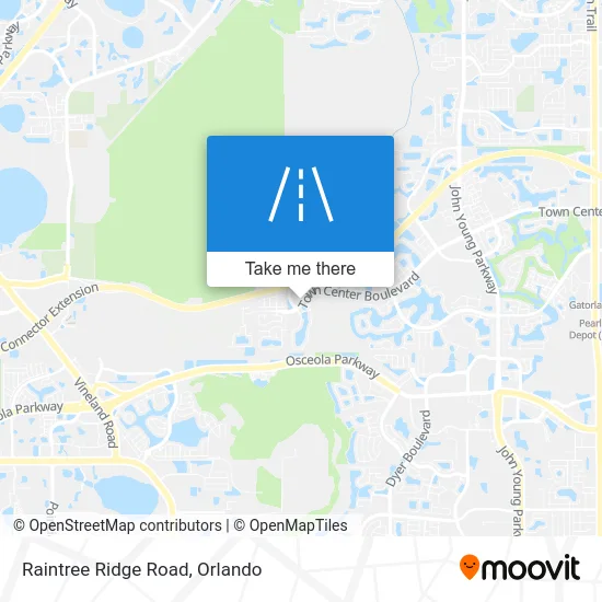 Raintree Ridge Road map