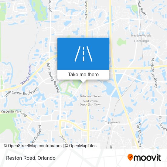 Mapa de Reston Road