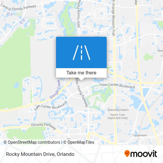 Rocky Mountain Drive map