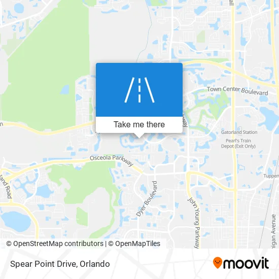 Spear Point Drive map
