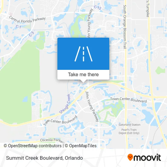 Summit Creek Boulevard map