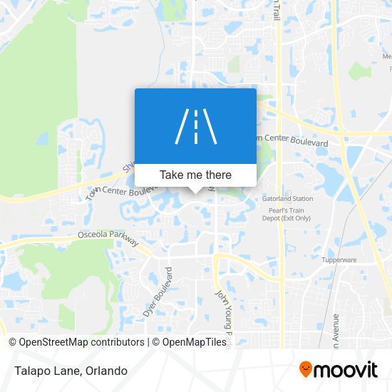 Mapa de Talapo Lane