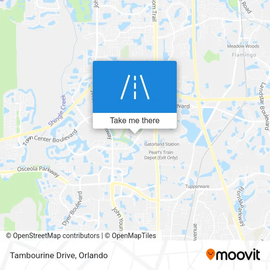 Tambourine Drive map