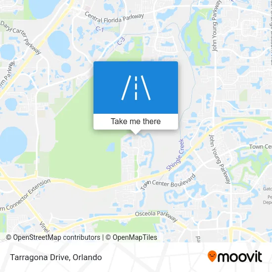 Tarragona Drive map