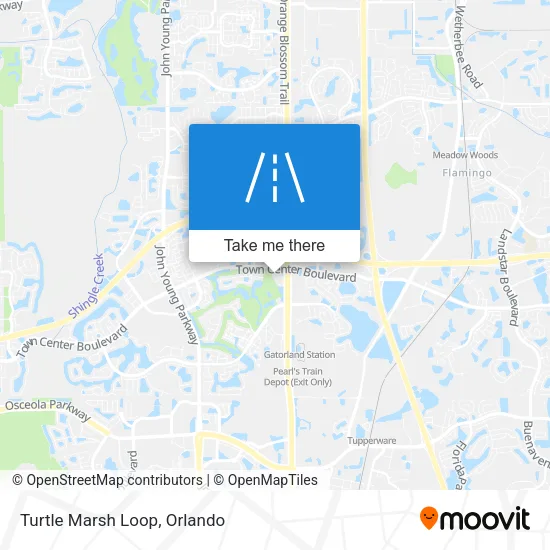 Mapa de Turtle Marsh Loop