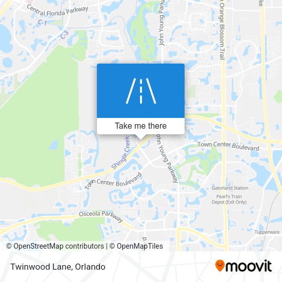 Mapa de Twinwood Lane