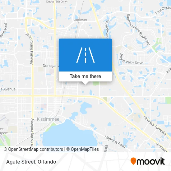 Agate Street map