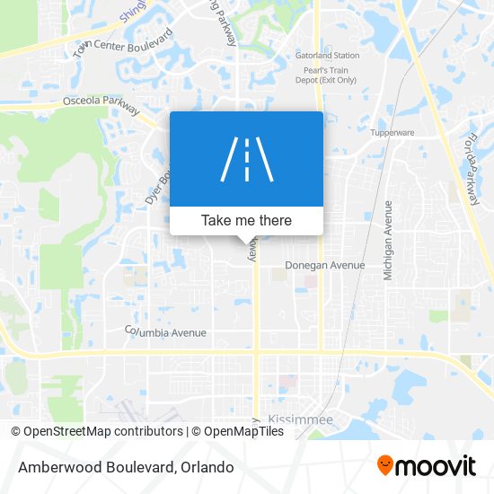 Amberwood Boulevard map