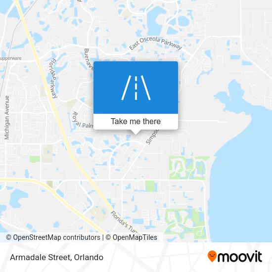 Mapa de Armadale Street