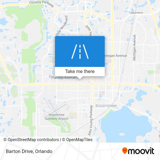 Mapa de Barton Drive