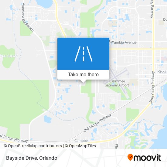 Mapa de Bayside Drive