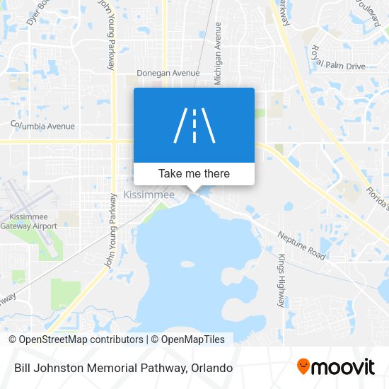Bill Johnston Memorial Pathway map