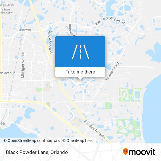 Mapa de Black Powder Lane