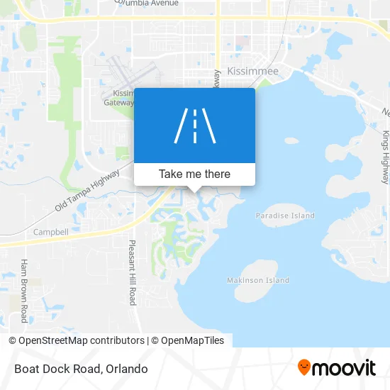 Boat Dock Road map