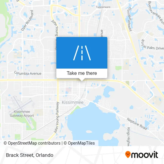Brack Street map